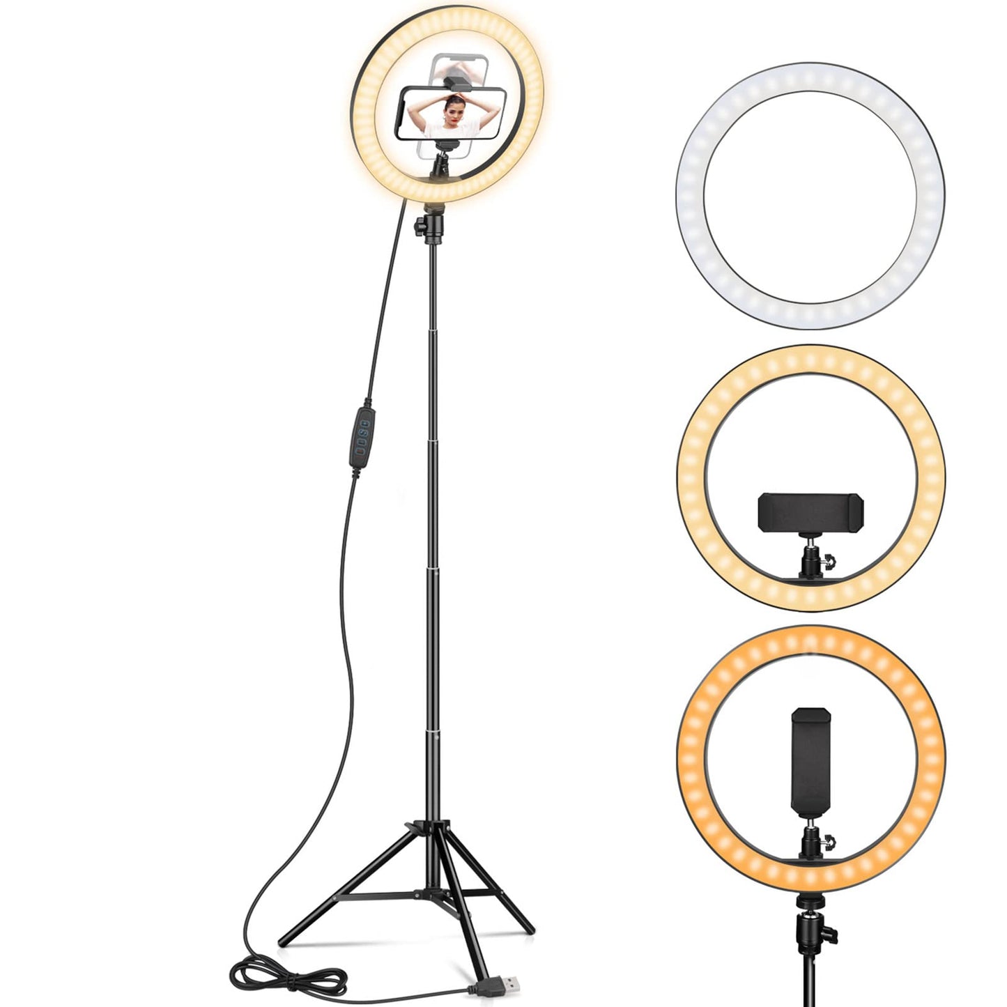 Tripod with Ring Light